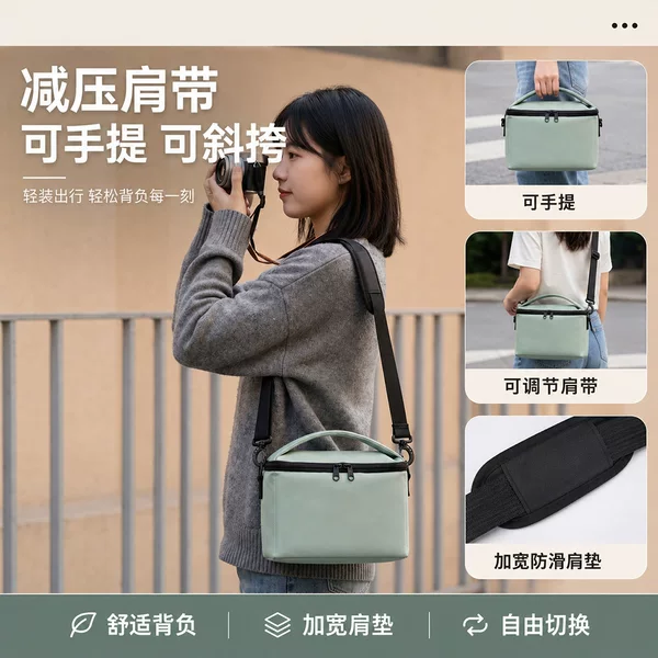 Mirrorless camera shockproof and drop-resistant, thickened inner lining, lens storage, drone bag, digital camera backpack, with built-in compartments, for outdoor use
