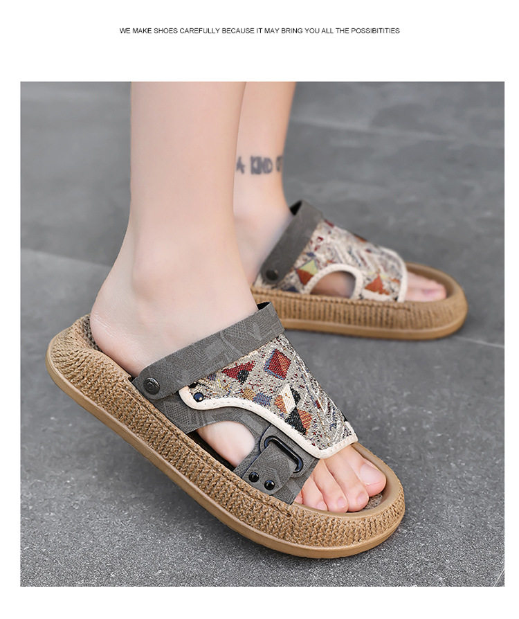 Dép sandal nam cỡ lớn hở ngón chống trượt kiểu Birkenstock đi biển — 8032 màu đen, 8032 xanh lá cây, 8032m màu chi tiết 18
