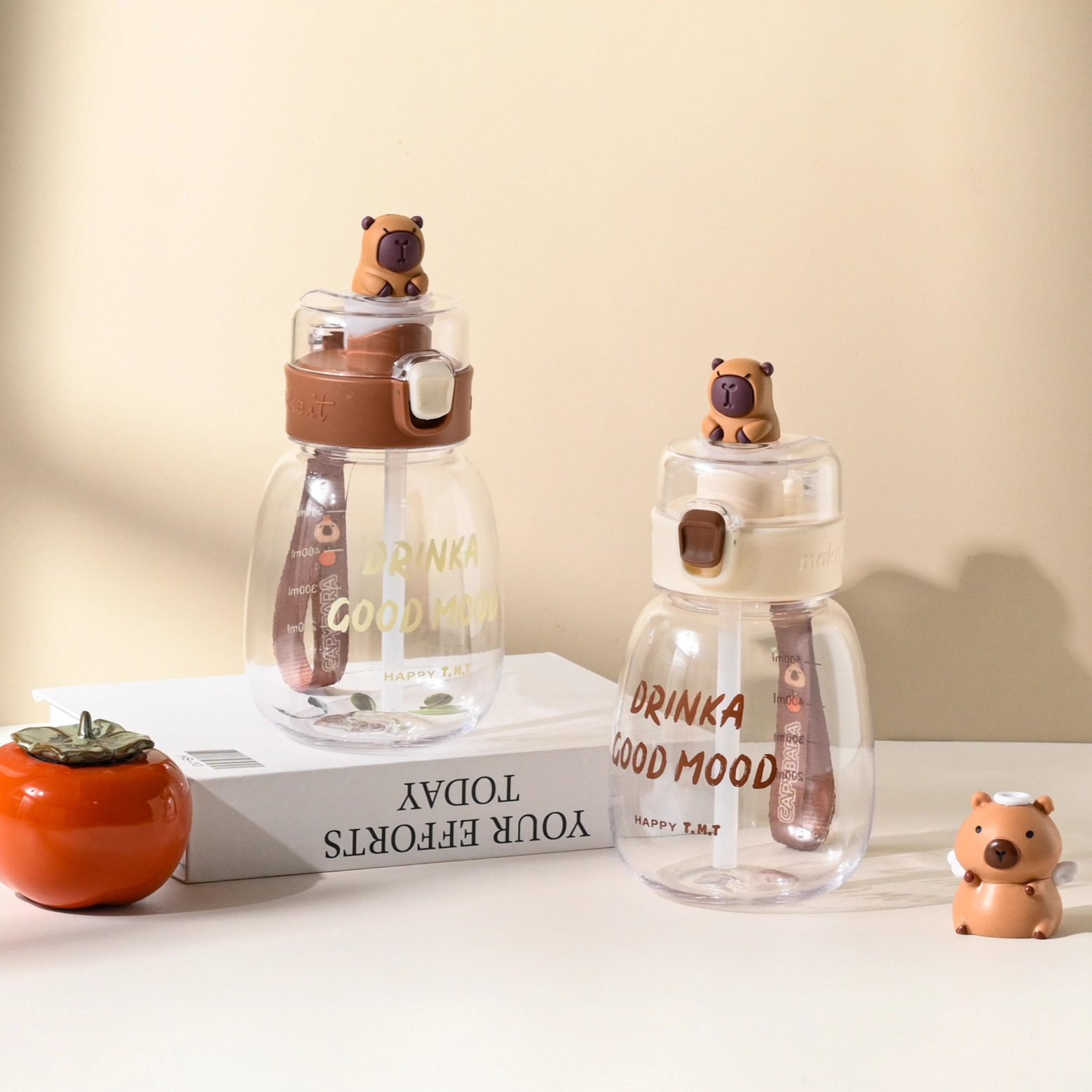 Taza de agua personalizada para niños jardín de infantes taza de vientre roja a prueba de caídas taza de agua al aire libre acondicionamiento físico viajar hervidor image 4