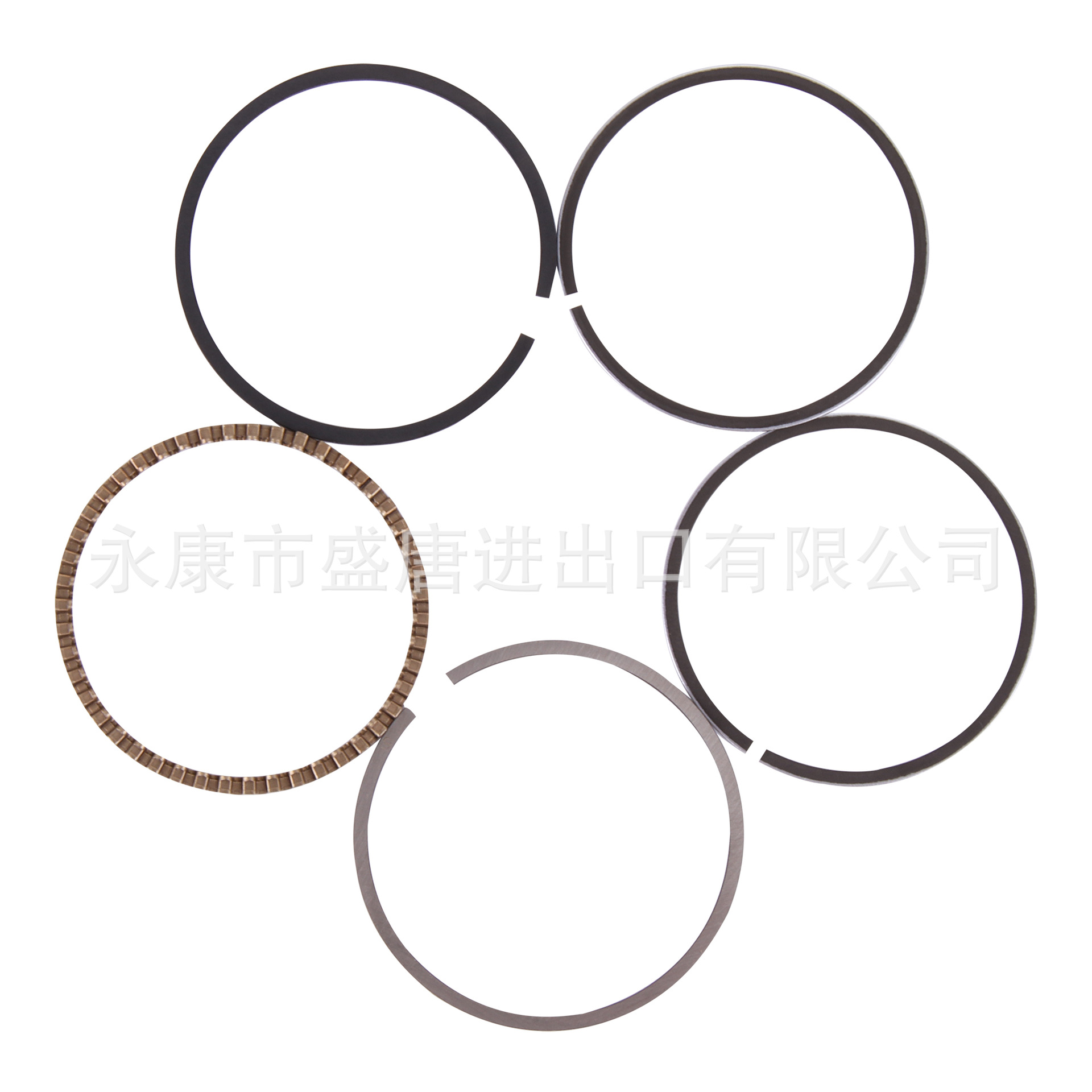 Goofit 39mm Piston Ring Kit Adapted to Gy6 50Cc 139Qmb Taotao Baja