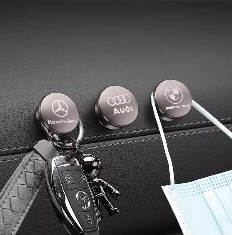 Suitable for Bmw Car Hooks, Front Instrument Panel, Car Small Hooks, Invisible Stickers, Seat Backs, Car Interior Decoration