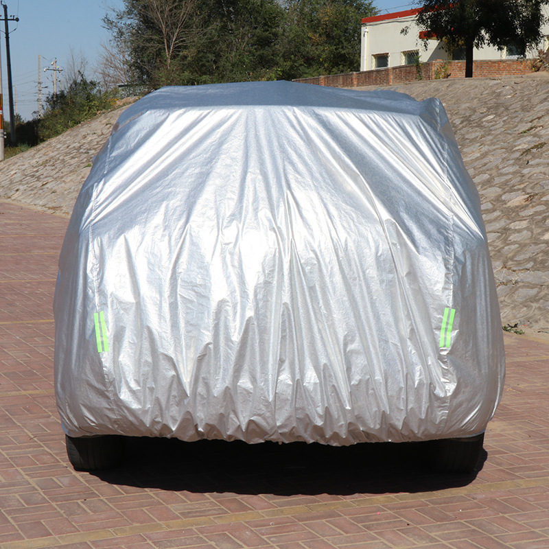 Car Clothing Full Cover Car Cover Sunshade Dupont Oxford Cloth Thickeneded Sun Protection Car Off-Road Suv Insulated Car Cover