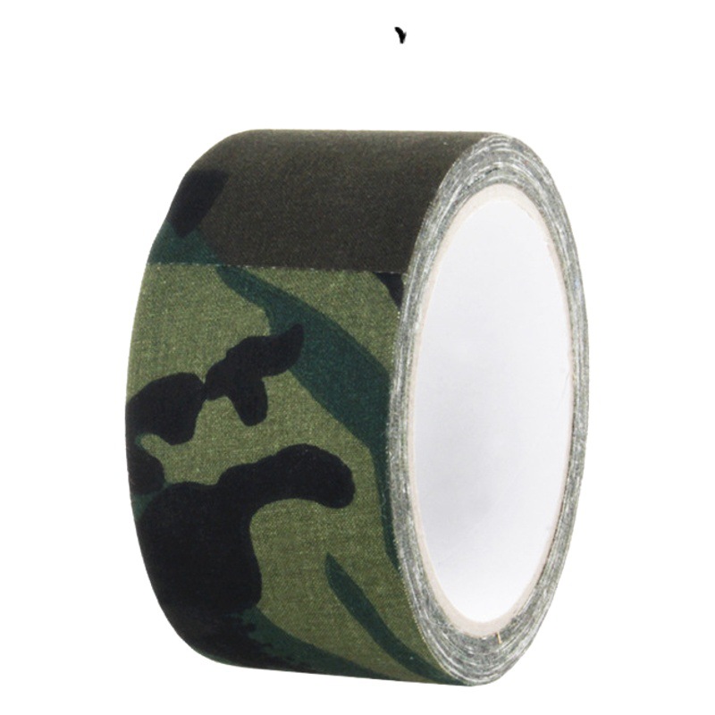 Venda camuflaje tela base cinta biónica cinta de embalaje electrónica color cinta de seguridad con malla de tela de algodón