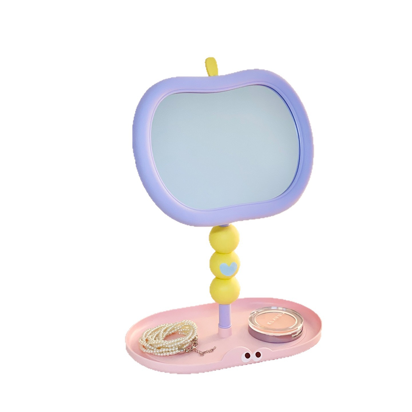 Espejo de maquillaje de Apple dormitorio mesa de tocador de alta definición espejo de almacenamiento dormitorio de estudiantes giratorio espejo de maquillaje