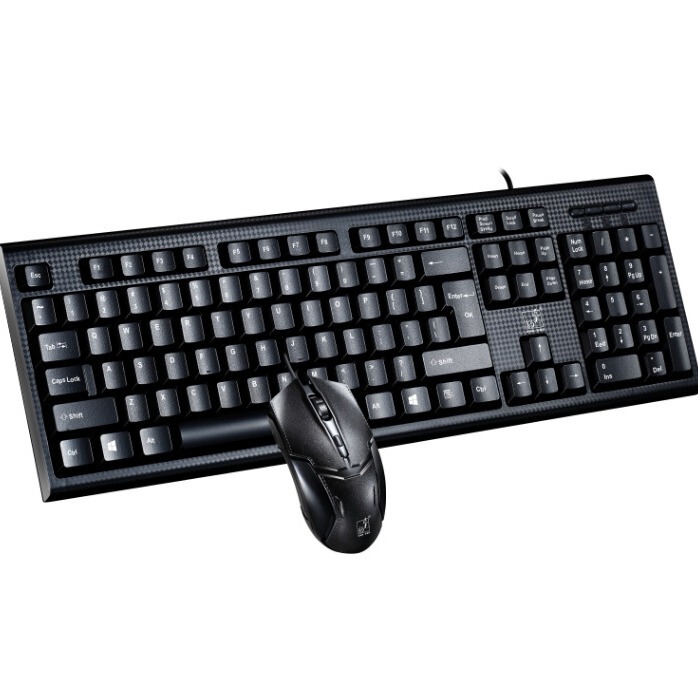 Chasing Leopard Q9 USB+usb Mouse and Keyboard Set Fashionable Office Game Desktop Computer Wired Waterproof