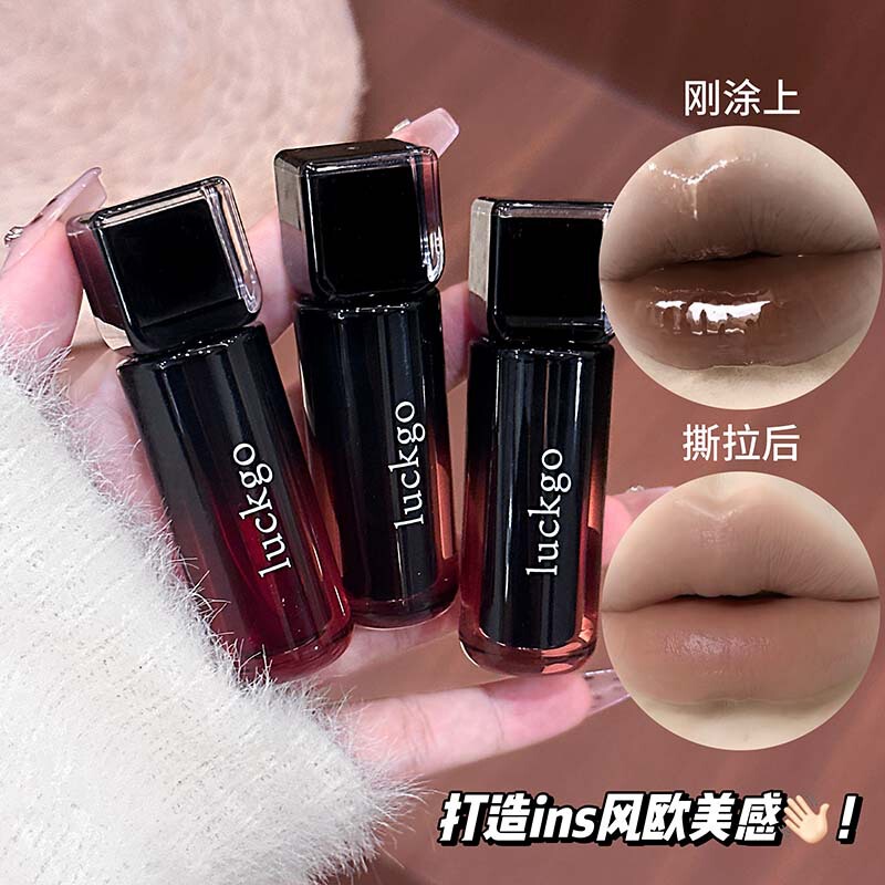LUCKGO撕拉式唇釉  防水防汗持妆哑光韩系撕拉唇釉学生党国货彩妆|undefined