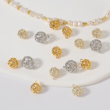 DIY�Ʒ������l��ɫ18K�����U�ջ����ʯ��H�������~���朵���