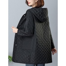 【95-220斤】大码棉服女中长款2025秋冬新款中年妈妈秋装棉衣外套