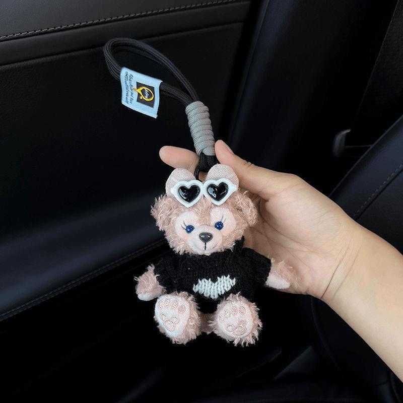 2025 nuevo Sherry llavero de automóvil colgante bolso colgante llavero de automóvil eléctrico pareja lindo muñeca
