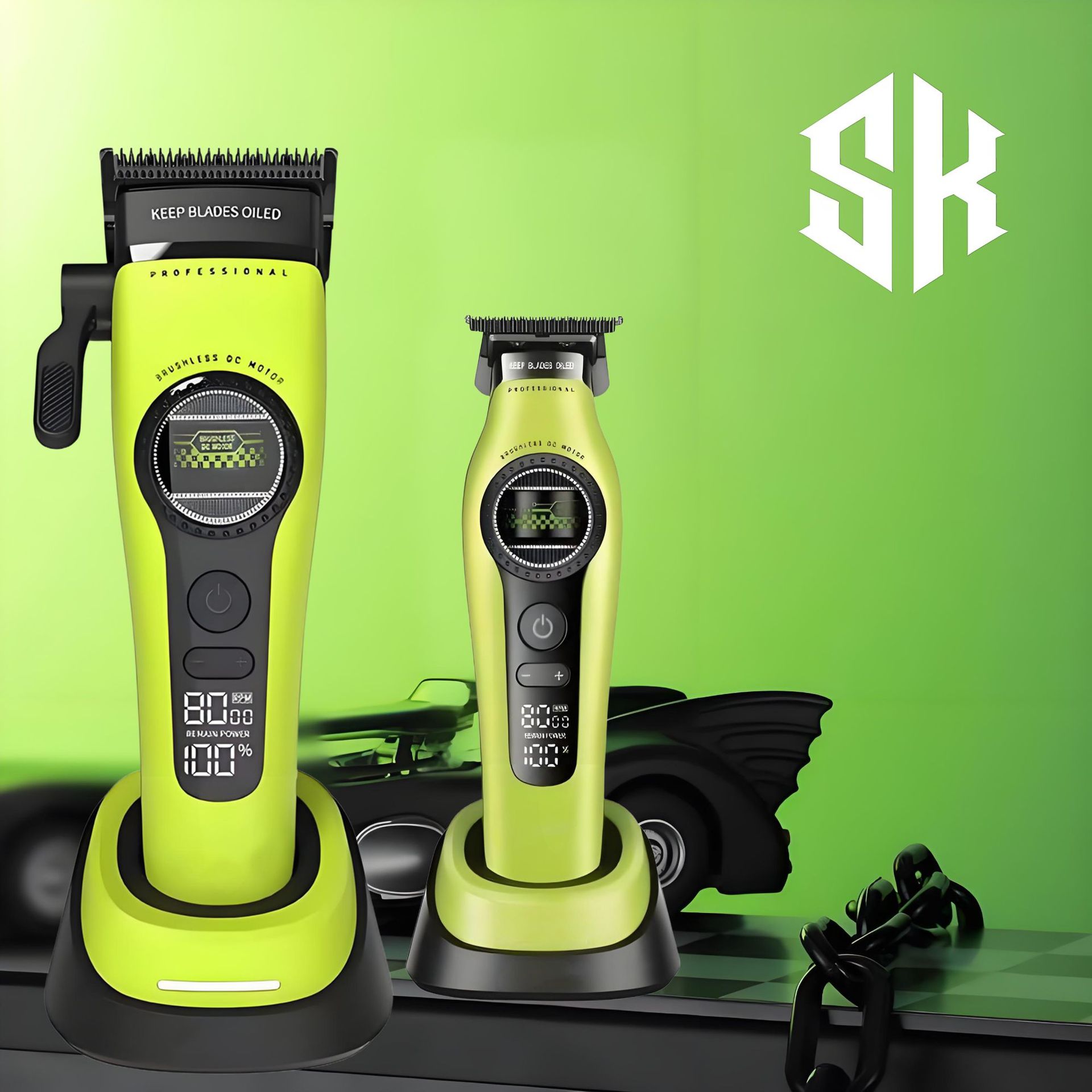 SK explosión rotor exterior corte de pelo eléctrico corte de pelo sin cepillo especial salón de peluquería Kemei corte de pelo de color polvo corte de pelo