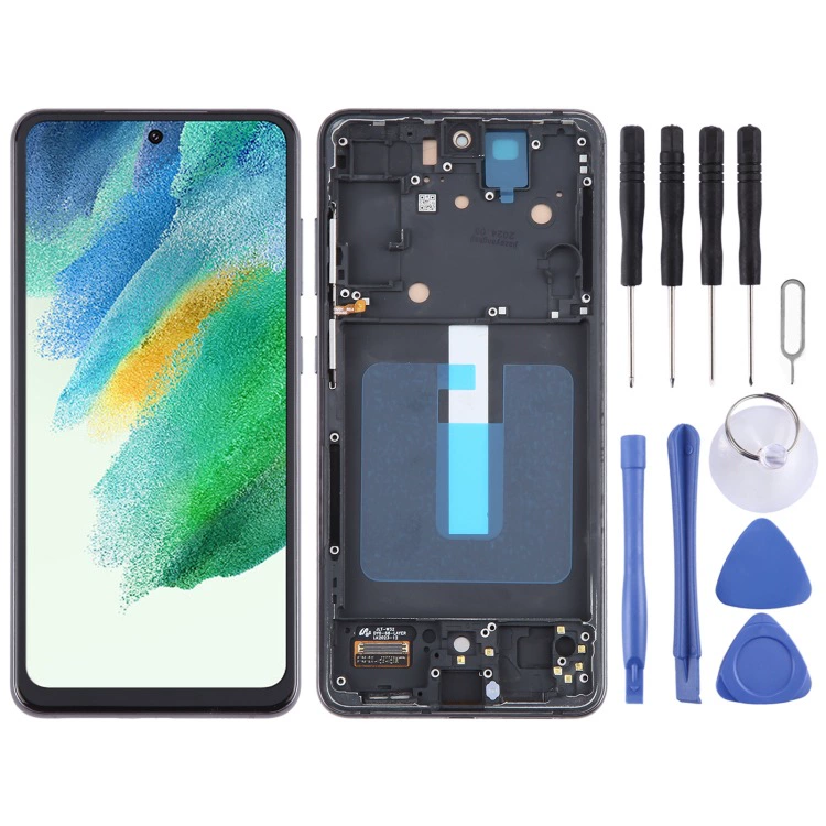Подходит для Samsung Galaxy S21 FE 5G SM-G990B TFT ЖК-экран в сборе с рамкой