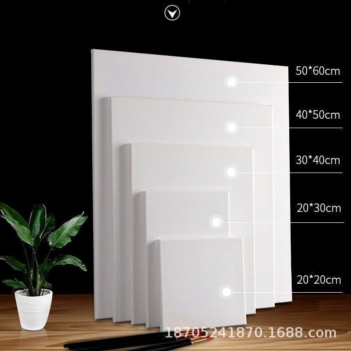 Oil Painting Frame Wholesale Pure Cotton Linen Acrylic Paint with Cloth Oil Painting Inner Frame Solid Wood Picture Frame Photo Frame Large Canvas Frame