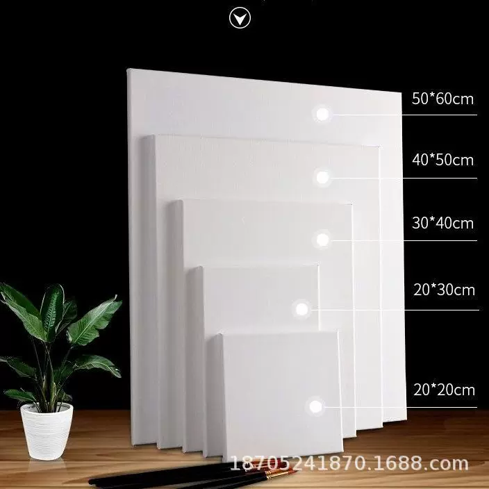 油画框批发纯棉亚麻布丙烯颜料带布油画内框实木画框木框极简设计