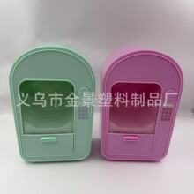 糖果机巧克力豆迷你小豆机巧克力m豆储物罐儿童摆件玩具零食机