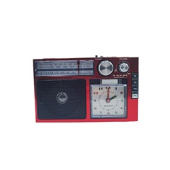 3 k 3 k k越境レトロ石英時計ラジオマルチバンド携帯bluetoothスピーカー太陽エネルギーmp3プレーヤー