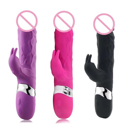 Wholesale Female Rabbit-Simulated Fake Penis Quick Trend Massage Self-Arousal G-Spot Vibrator Adult Products