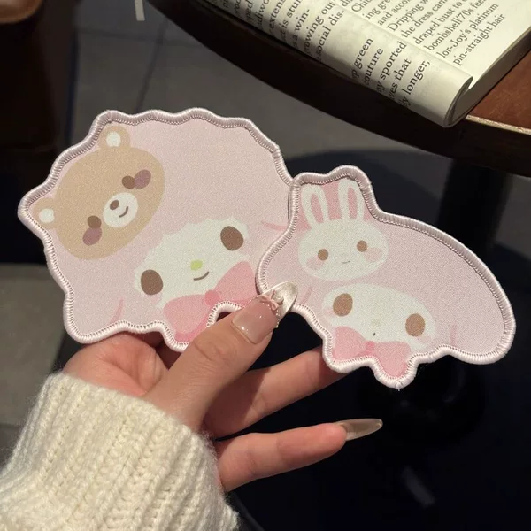 Melody Little Sheep Bangs Hair Patch for Managing Loose Hair, Cute Magic Tape for Girls and Children with Short Hair