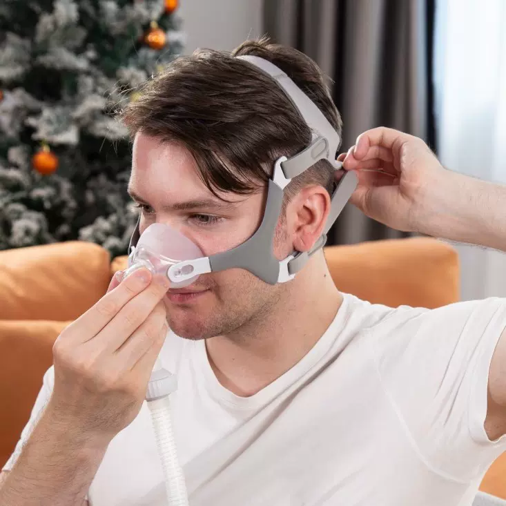 云中飞呼吸机面罩+管路+消音器配件组合