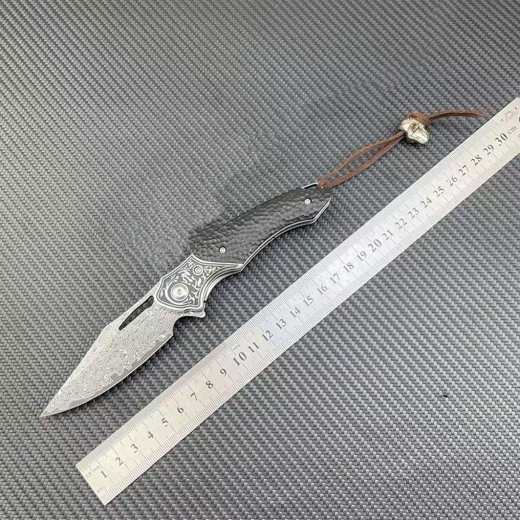 跨境热销户外刀便携折叠小刀迷你小刀具户外露营刀求生刀水果刀