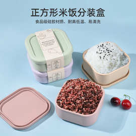 定制米饭分装冷冻盒杂粮定量便当盒可微波炉加热小饭盒冰箱保鲜盒