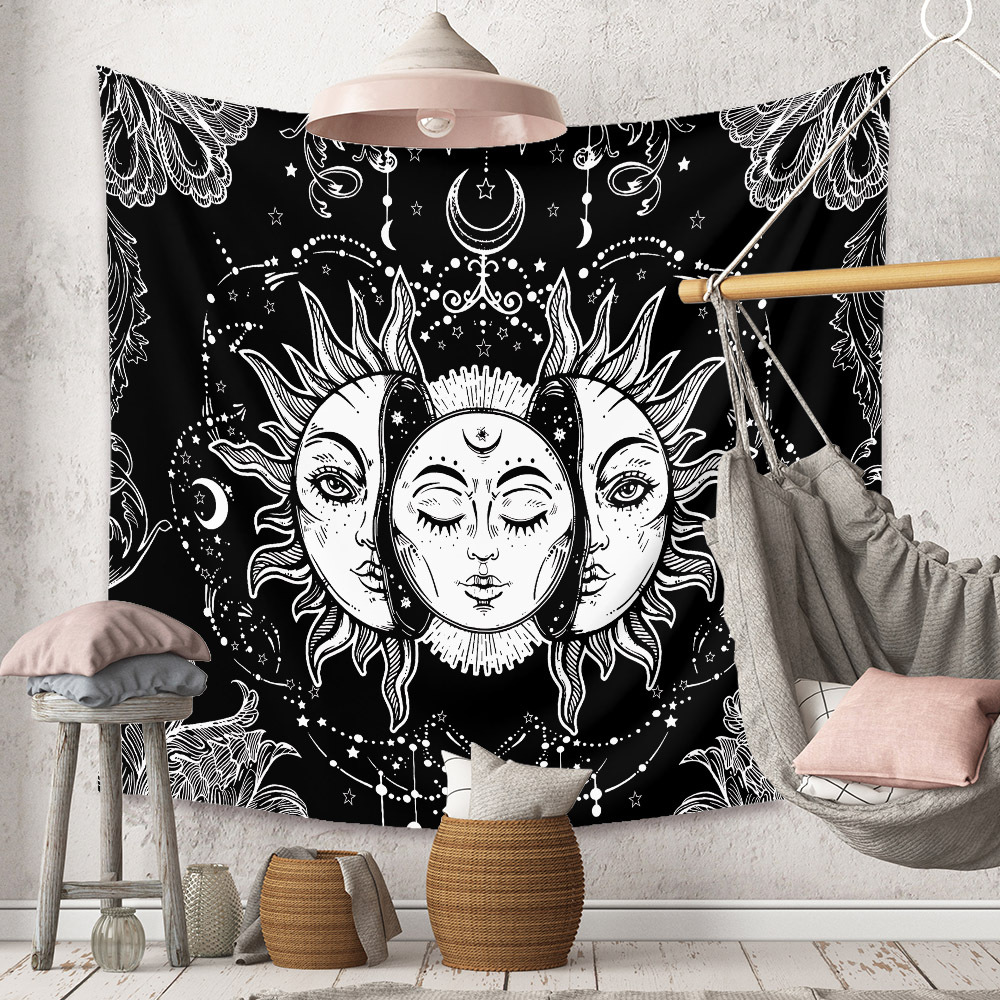 Home Cross-border Bohemian Tapestry Room Decoration Wall Cloth Mandala Decoration Cloth Tapestry display picture 15