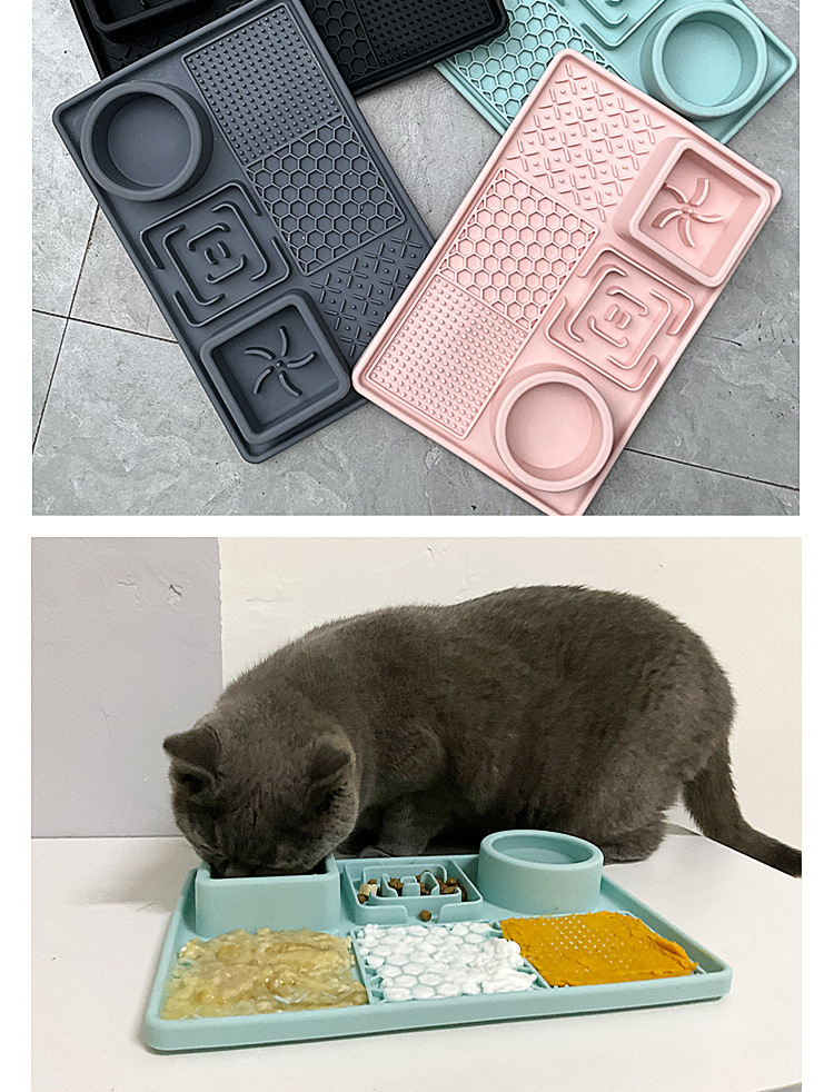 Pet Lick Mat Light Blue