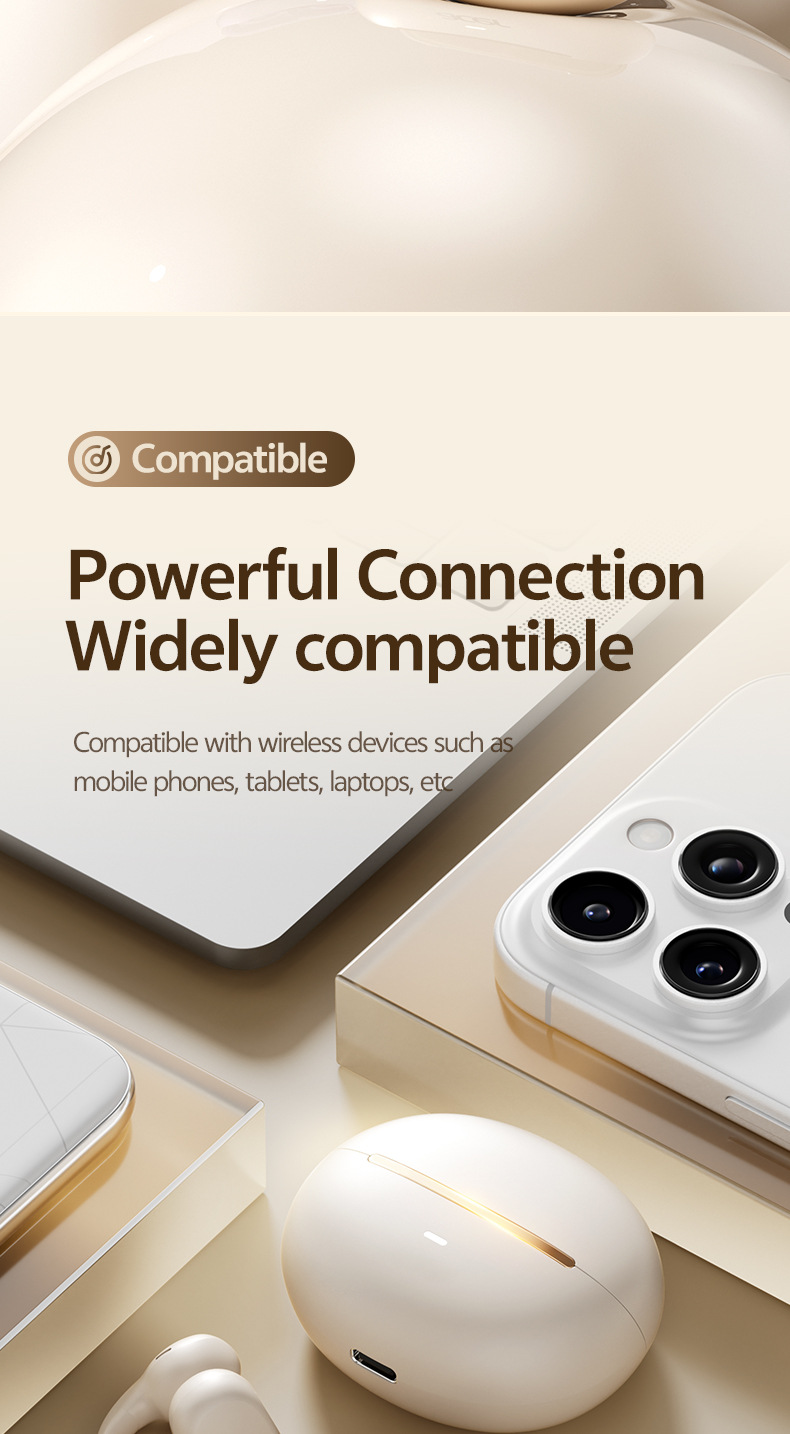 New 2025 OWS Open-Ear Earbuds – High-Fidelity, Smart AI Translation & Ear Clip Design_voghion.com