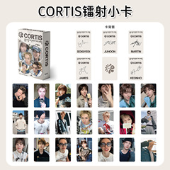 55张CORTIS镭射小卡 韩团自拍明星小卡粉丝应援收藏周边LOMO卡片