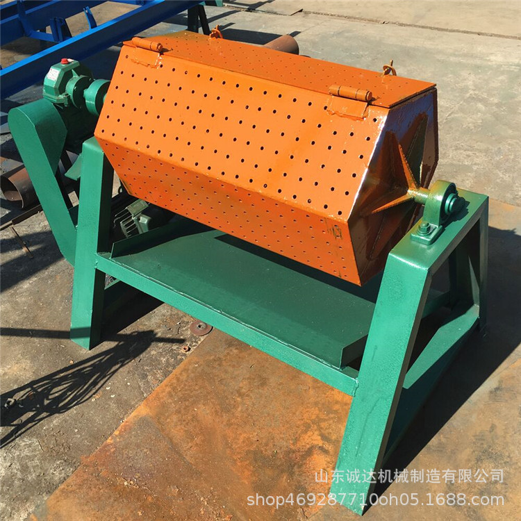 铁件滚筒除锈机 钻孔六角滚筒抛光机 不锈钢去氧化层研磨机