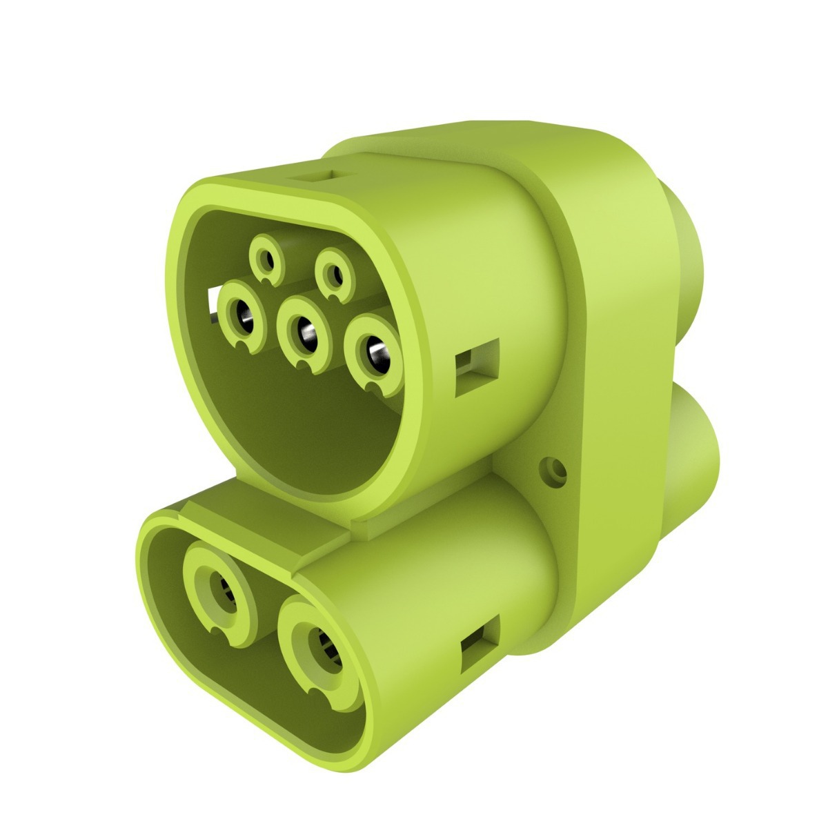 CCS1转CCS2直流快充转换头转接头DC超充特斯拉250A桩美标转欧标