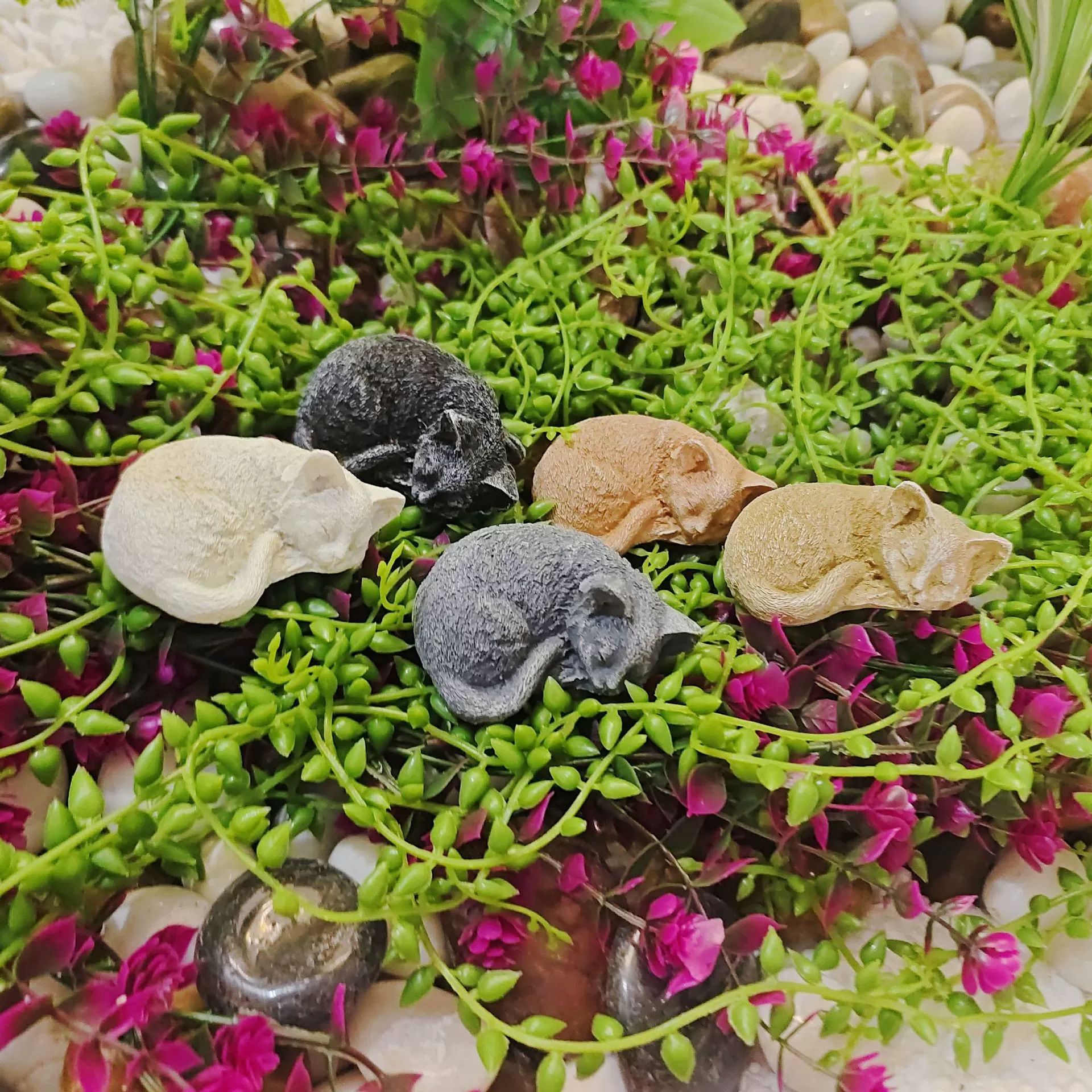 Commemorative travel resin decor, statue, decorations, cat