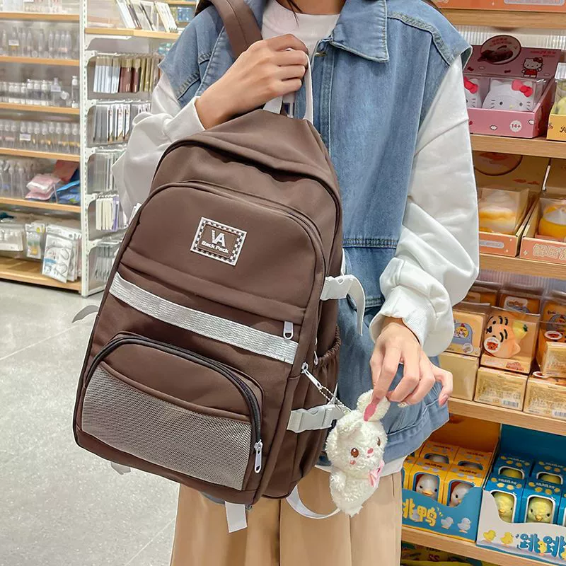 2022 новый корейский студент колледжа рюкзак школьница средней школы кампус простой дикий школьный рюкзак путешествия