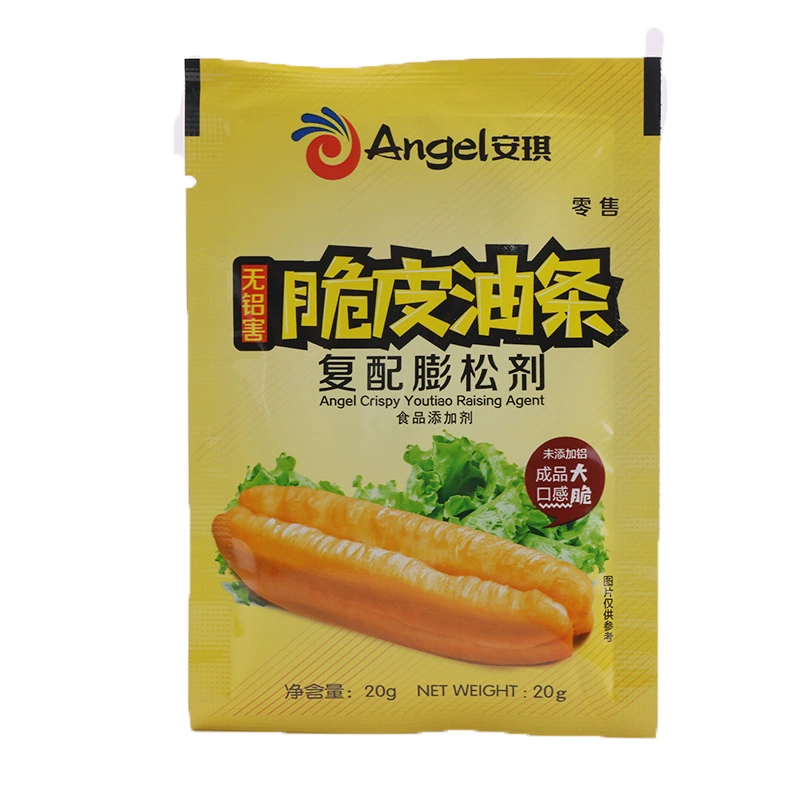 Ангел жареные тестовые палочки разрыхлитель жареные тестовые палочки эфирное масло порошок разрыхлитель хрустящий и вкусный 20 г * 200 упаковок/коробка