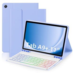 Bluetooth keyboard for Samsung A9 +11-inch keyboard protective cover S9/S9FE-inch keyboard A8 X205 protective cover