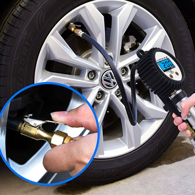 Air pressure gauge/tire pressure gauge high-precision digital display tire