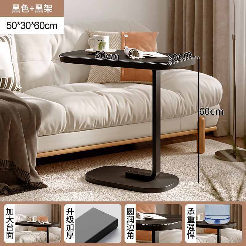 Mesa de noche, apartamento pequeño, mesa pequeña para el hogar, estante para el piso junto al sofá, mesa de centro pequeña, escritorio simple para computadora, escritorio estrecho