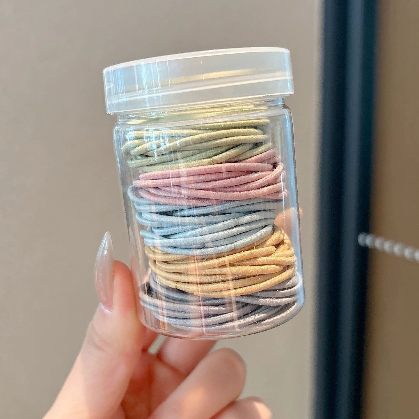 Ligas Elásticas Desechables para Cabello de TPR, Alta Elasticidad, para Niños y Mujeres