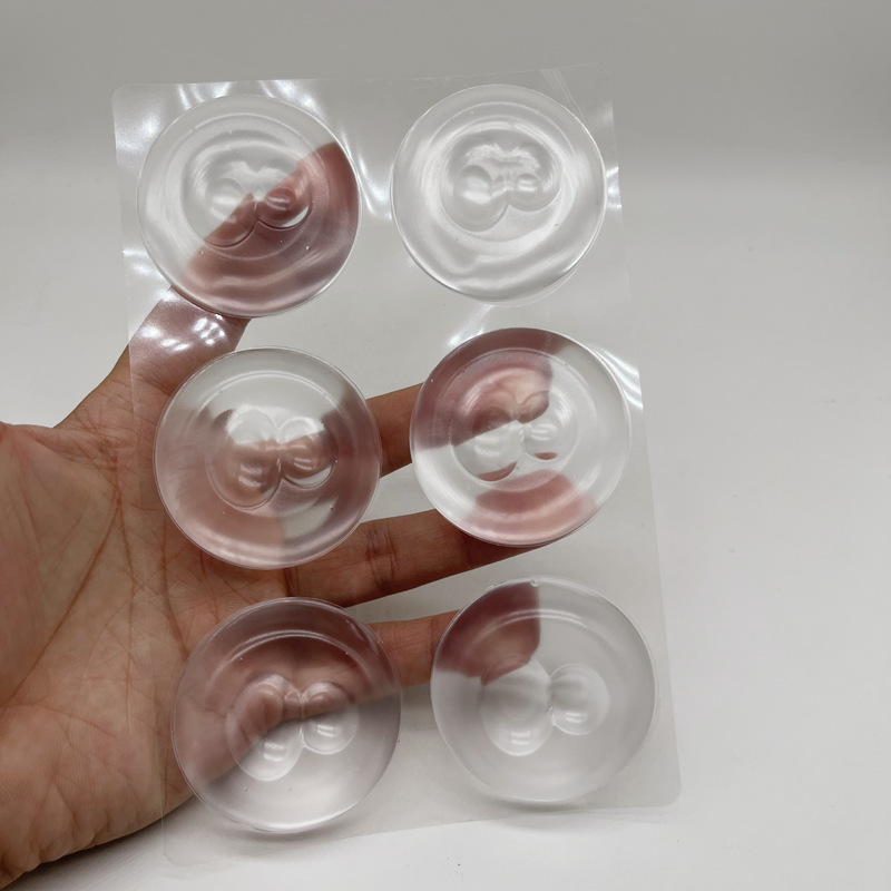 Sin perforación, tira anticolisión transparente invisible, almohadilla anticolisión del refrigerador, manija de puerta silenciosa y gruesa, pegatina anticolisión del gabinete trasero de la puerta de silicona