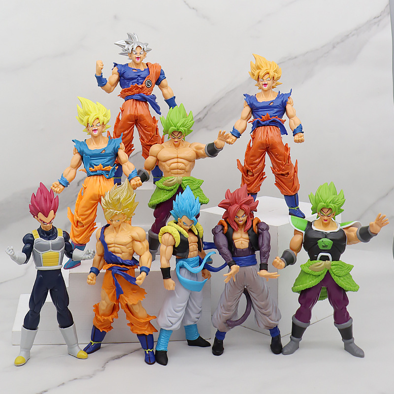 ドラゴンボール悟空フィギュアスーパーサイヤ人悟吉塔貝吉特戦損漫画アニメ公仔周辺|undefined