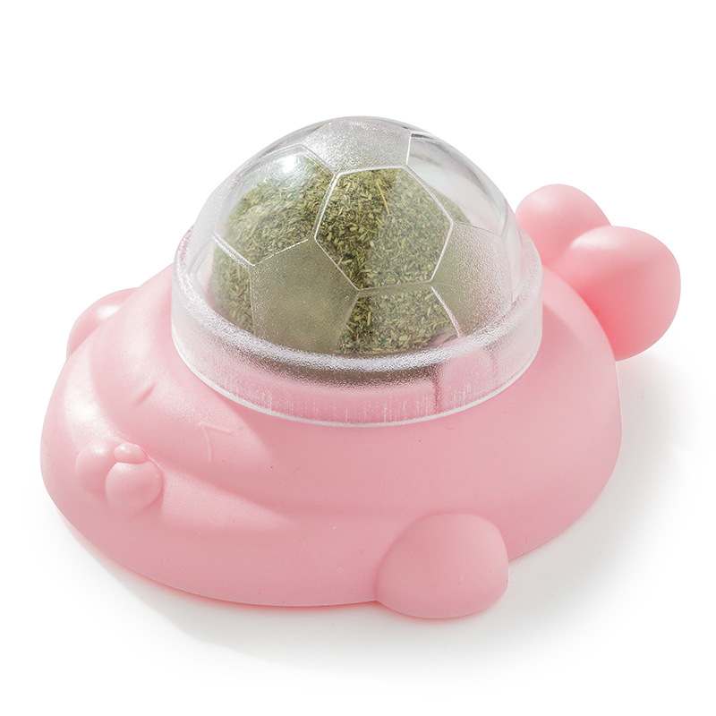 Gato de menta bola pegada en la pared juguetes para gatos auto-hi alivio de la aburrimiento artefactos de gato juguete para gatos mascotas muñecas para gatos al por mayor