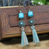 Retro ethnic fashionable earrings, ethnic style, European style, wholesale