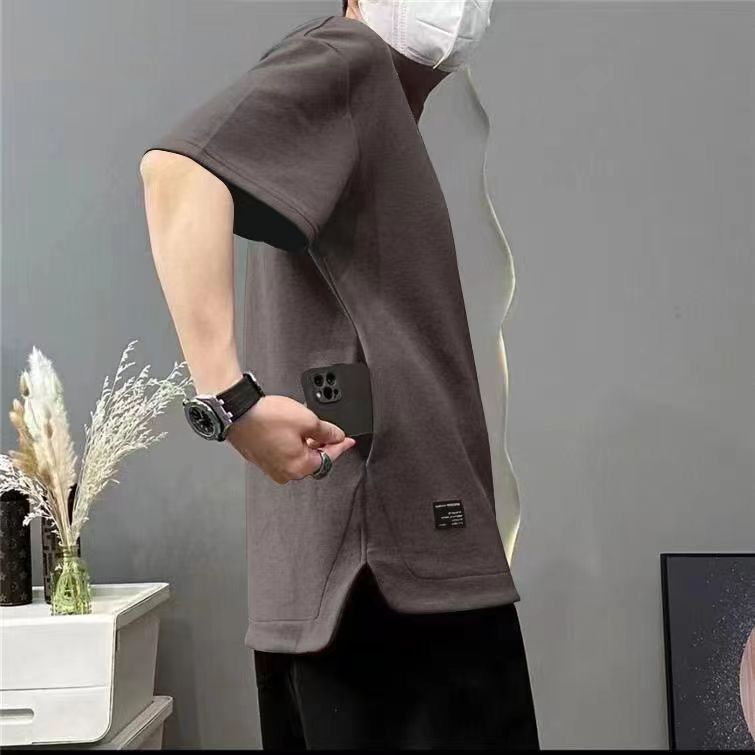 그레이 [숨겨진 포켓 티셔츠]