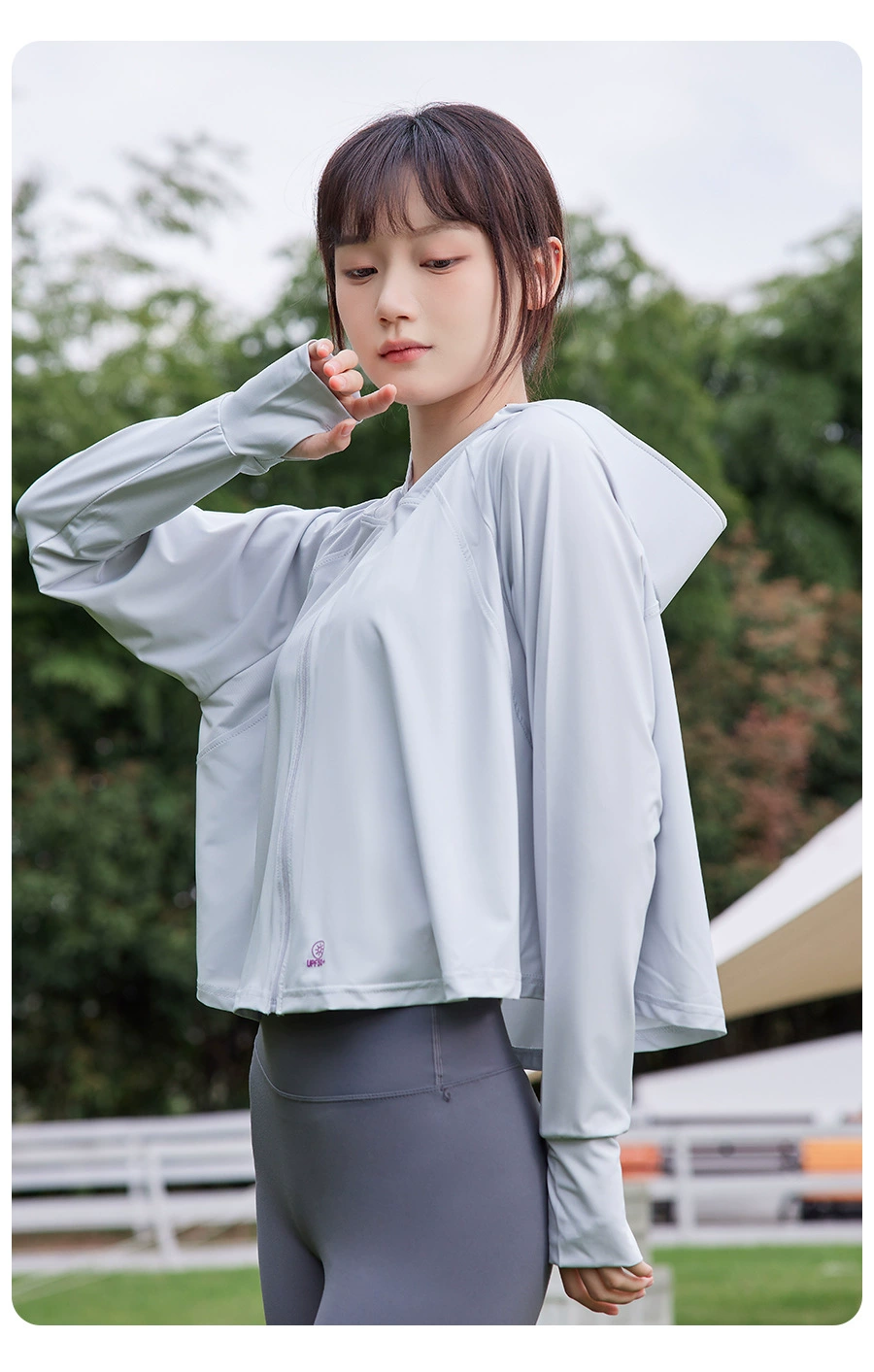 Солнцезащитное шелковое trench coat, защита от UV, легкий, один размер