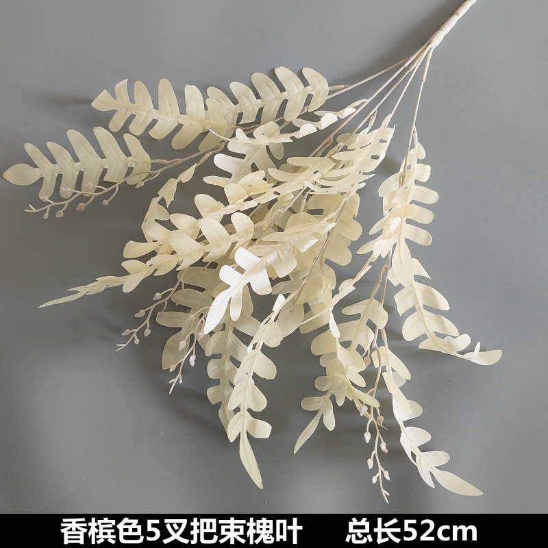 シャンパン色の結婚式の花の花の花の材料の結婚祝いの装飾の花の講堂の装飾の花のプラスチックの花の道は花の造花を導いています。|undefined