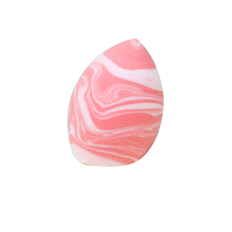Mezcla personalizada de dos colores mini suave polvo de huevo de maquillaje no se puede comer polvo seco húmedo doble uso en el agua para aumentar el maquillaje esponja huevo