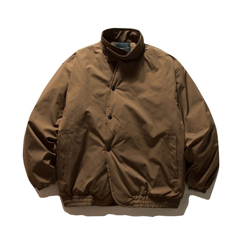 ORIGTEEN日系复古街头潮流立领棉服冬季外套男宽松廓形棉衣MY9011|undefined