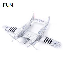 乐加正版4D拼装1/48双野马F-82战斗机模型仿真玩具航模飞机摆件