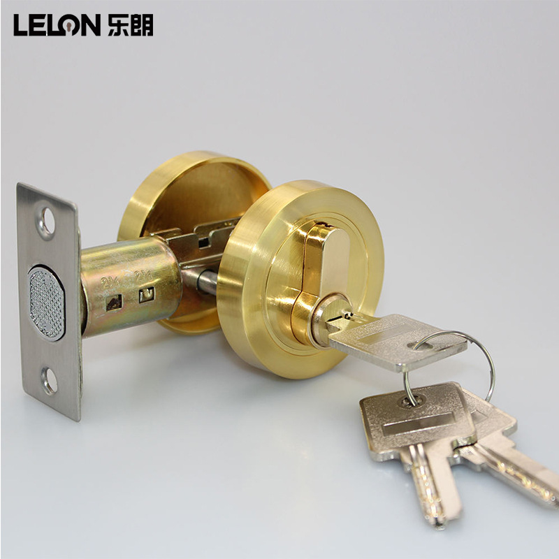 Cerradura invisible de aleación de zinc transfronteriza con llave, cerradura auxiliar para puertas interiores, cerrojo, cerradura de paso, cerradura oculta de cabeza plana para pasillos.