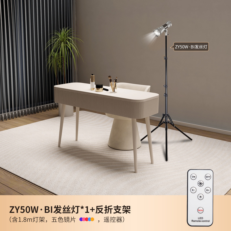 ZLIPAI ZY50W 神少女ランプ ヘアランプ シャドウ ランプ ライブ放送室補助光アンカー インターネット セレブ ランプ|undefined
