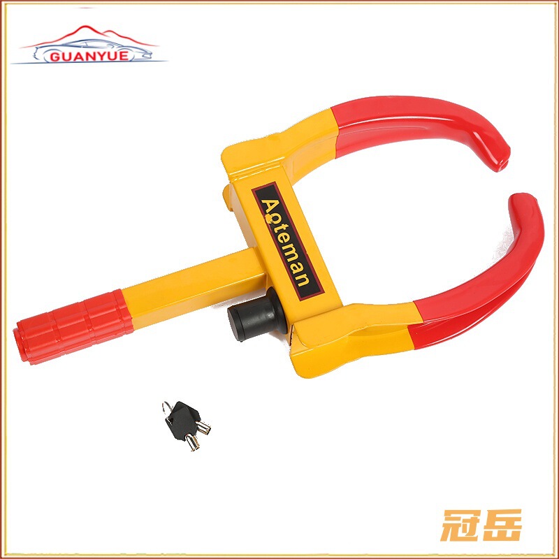 Factory direct car tire lock multi-function adjustable crab clamp lock security anti-theft lock thickened horn lock batch